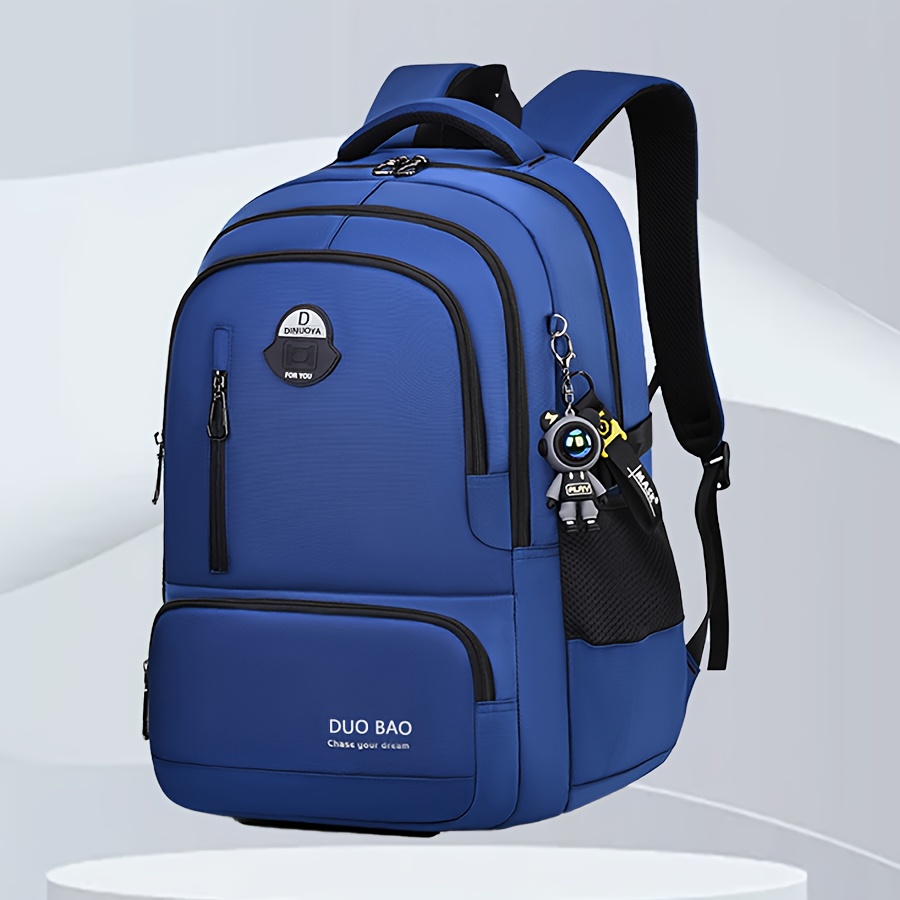 unisex backpack spine protection large capacity laptop Temu