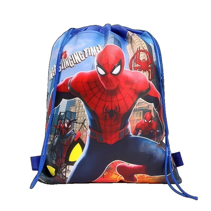 E-shop Marvel Ordner-Mappe, tragbare Freizeit-Ordnertasche mit Kordelzug für Bürobedarf, geeignet als Geschenk zum Schulanfang oder Schülerpreis (./5