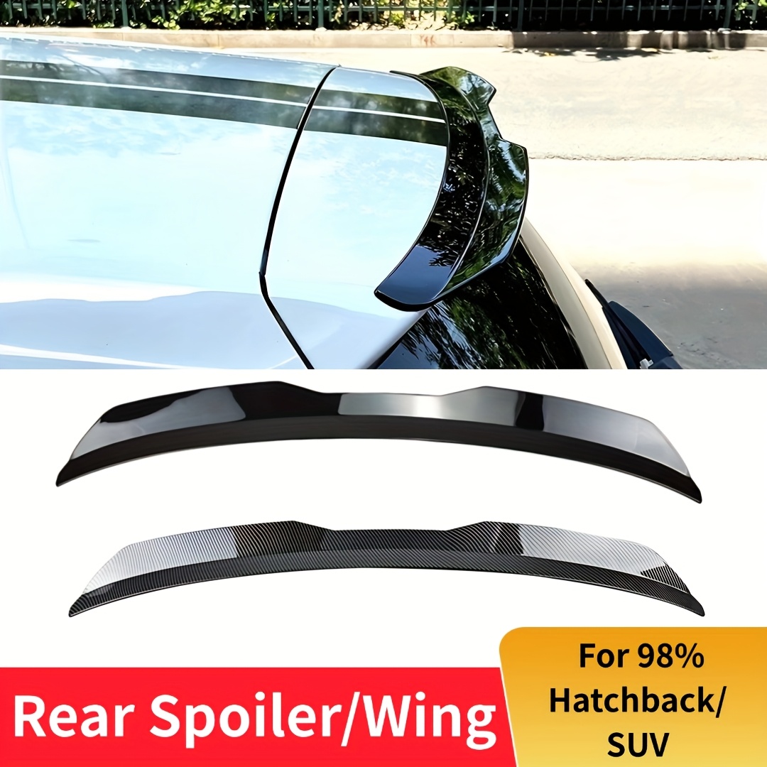gross black universal   suv cars 99cm fit   vehicle rear air dam deflector trunk spoiler roof wing body kit tuning accessories 0
