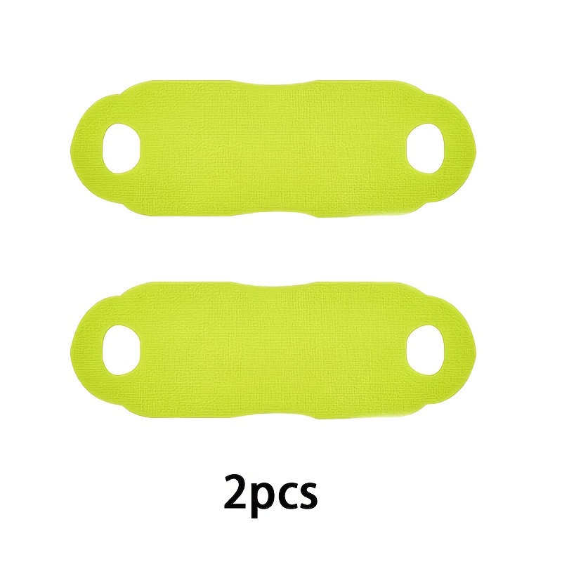 TEMU 2pcs Avocado Green Double Chin Face Training Straps - V-shaped Soft Reusable Jawline Contouring, Portable Facial Care Tool For Gentle Skincare,