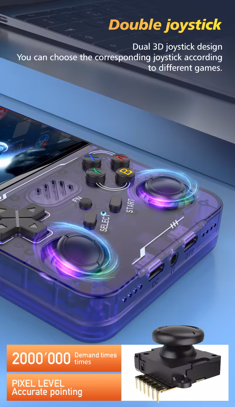 r36xx r36s with 5 inch ips screen portable pocket video player 64gb storage supports wi fi function ideal for holiday gifts and birthday presents Product details 2