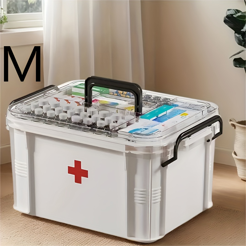 bärbar medicinförvaringslåda med stor kapacitet lämplig för - Temu Sweden