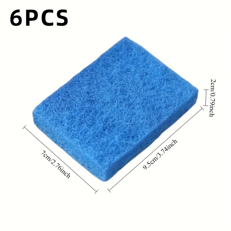 Image of 365 Of 6 Professional Barbecue Cleaning Sponges, High Temperature Resistance Without Scratches, Ergonomic Anti Slip Grip Design, Suitable For Gas/charcoal Stoves, Outdoor Kitchen Essentials