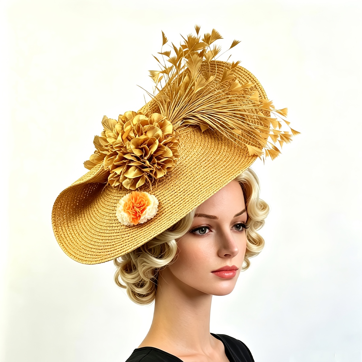 French Banquet Headpiece for Wedding Bride