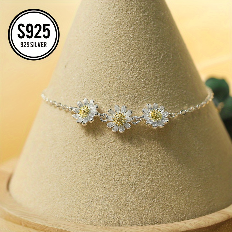 925 Hypoallergenic Little Daisy Bracelet