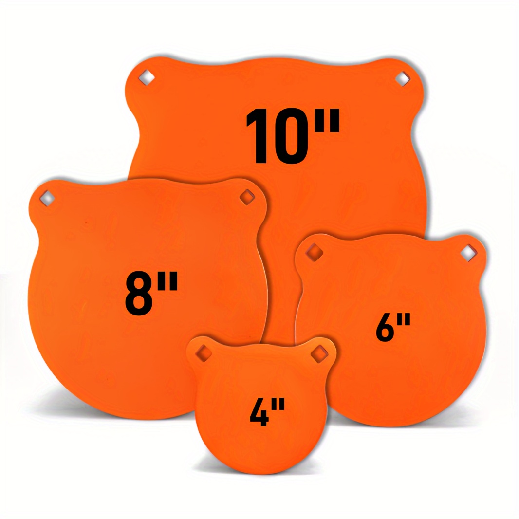 

Neon Orange Steel Shooting Target - 3/8" Thick, Durable For Accurate Practice & Training
