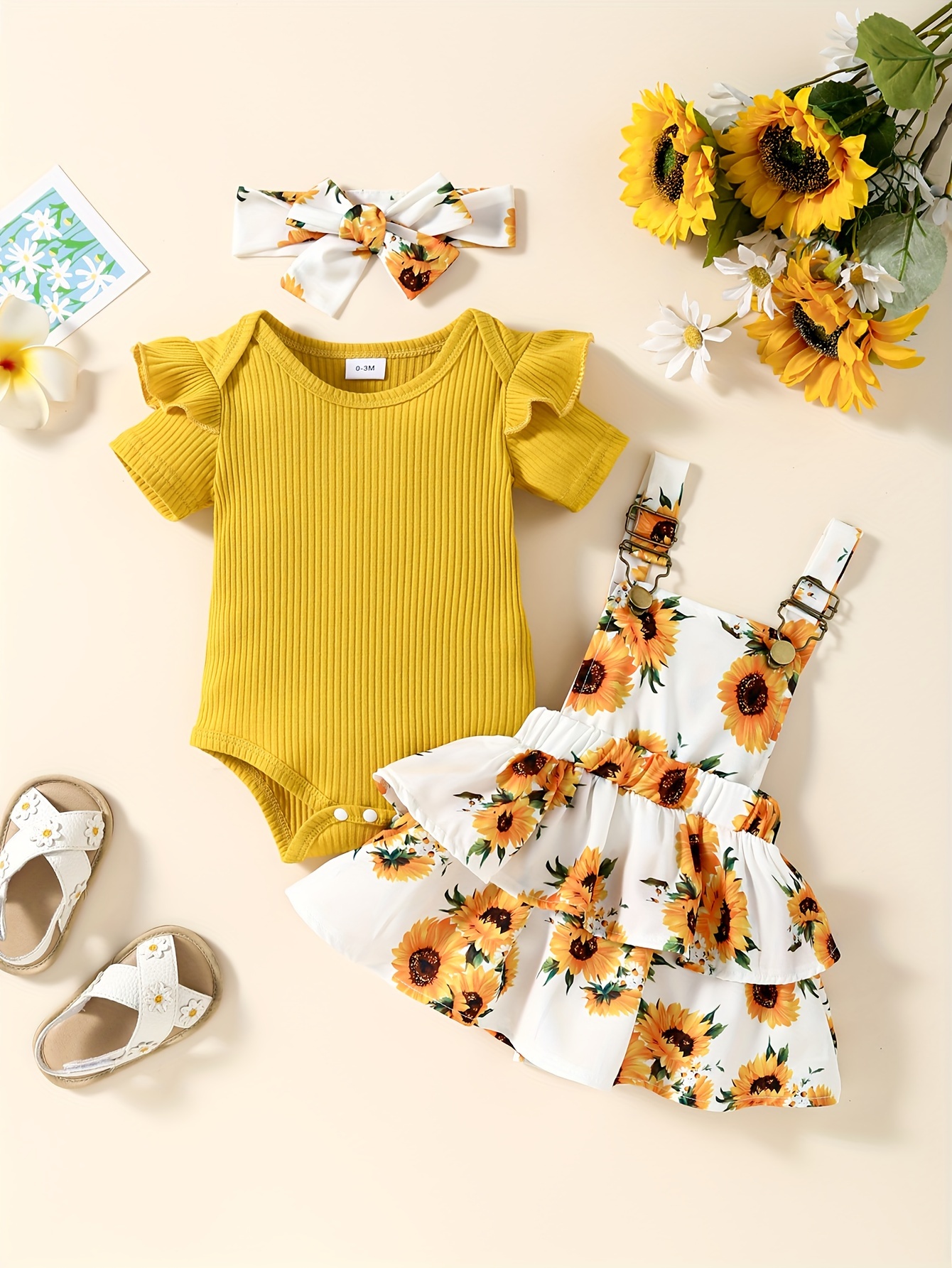 Sunflower best sale infant outfit