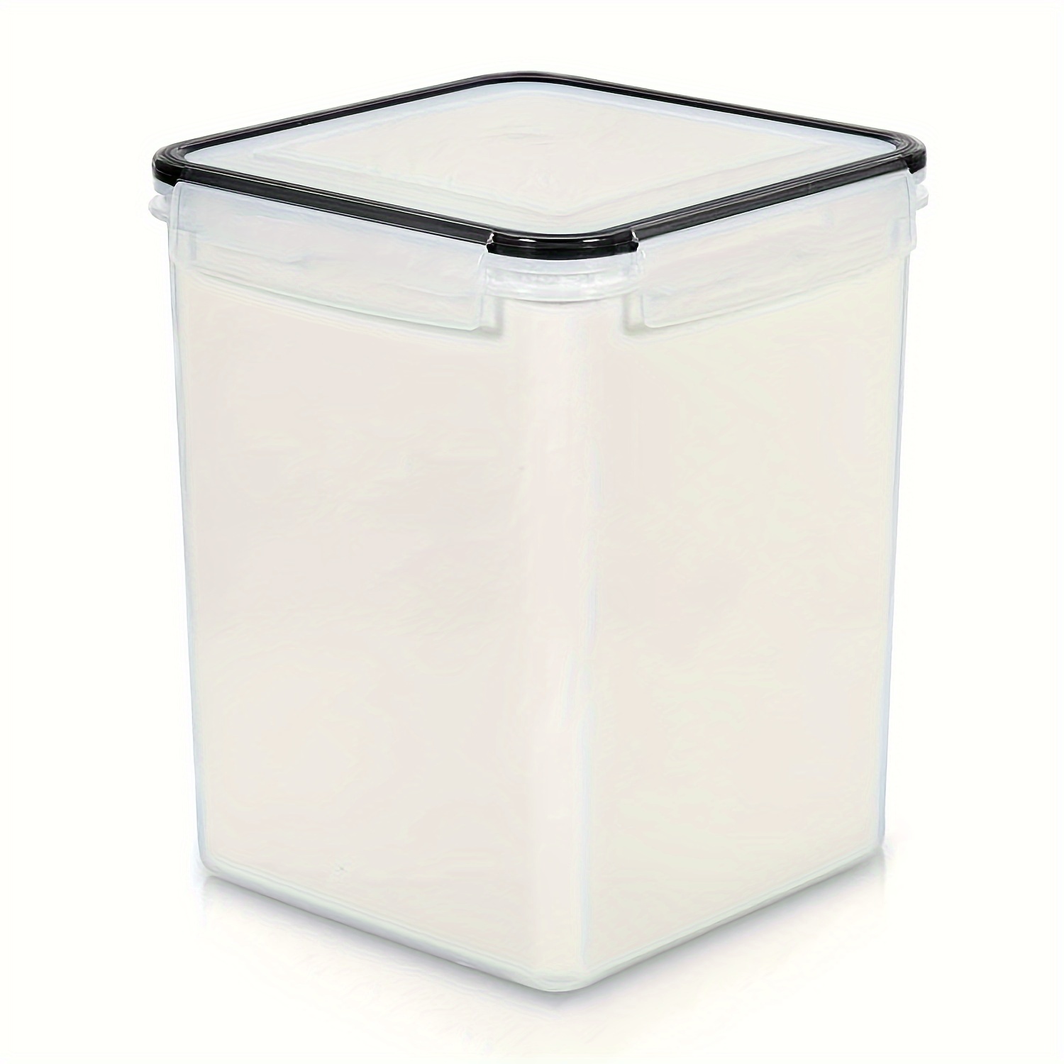 TEMU [1/2pcs Airtight Food Storage Containers] 1/2pcs Large Food Storage Containers 5.2l/175oz, Bpa Free Plastic Airtight Food Storage Canisters For