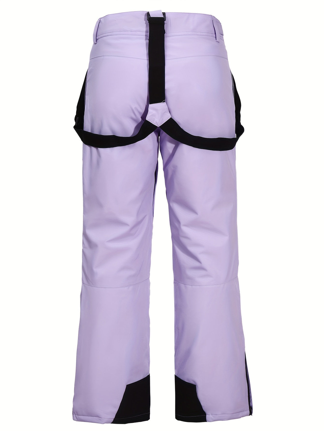Women s Warm Snow Pants Winter Ski Pants Outdoor Snow Bibs with Detachable Suspender
