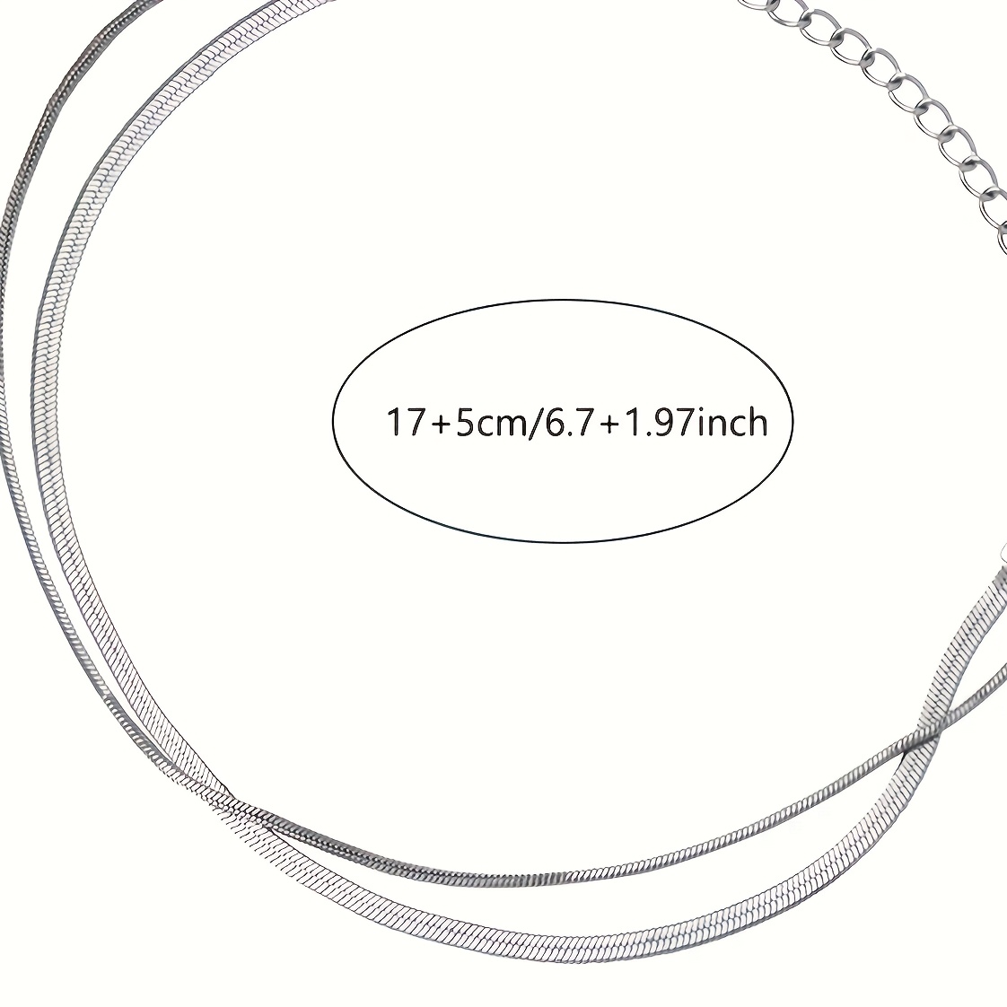 Double Layer Stainless Steel Bracelet for Women