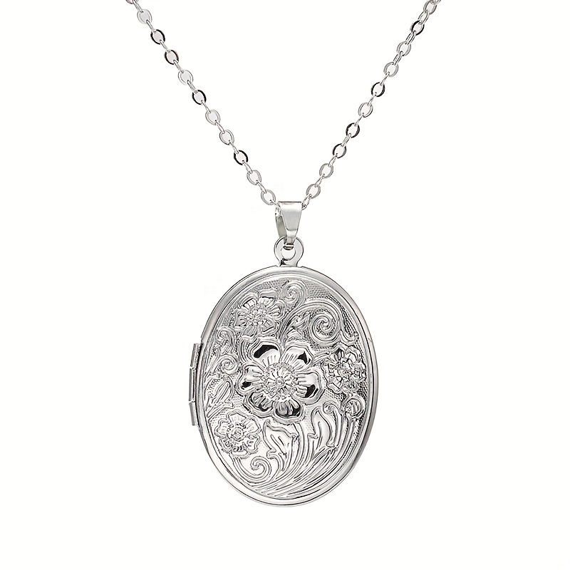 Image of Ladies' Diy Pendant Necklace, Openable Pendant, Fun And Photo Box Creative Necklace Jewelry
