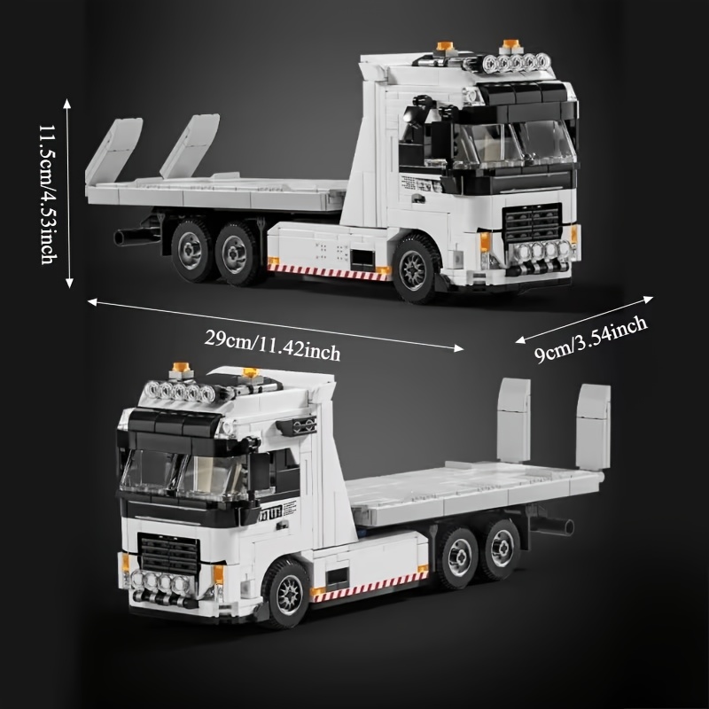Heavy-duty Trailer Building Block Set, DIY Assembly
