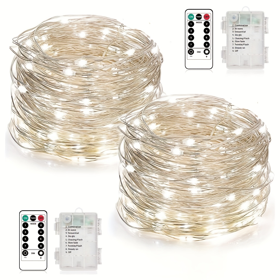 20 LED Lichterkette Mit Lebkuchen-Männchen – Batteriebetrieben, 2 M, Warmweiß