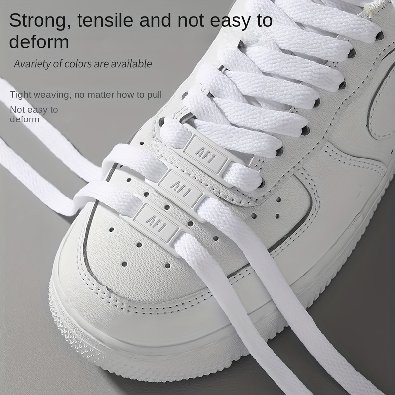 2pcs shoelaces and 2  tag set fashionable laces for sneakers and casual shoes 0