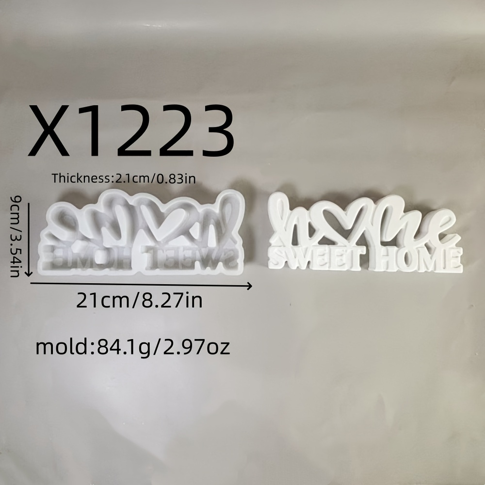 Image of Resin Silicone Mold Sweet Decoration Silicone Mold Candle Silicone Mold Gypsum Decoration Silicone Mold Silicone Mold Home Decoration Epoxy Resin Mold 85 X1223