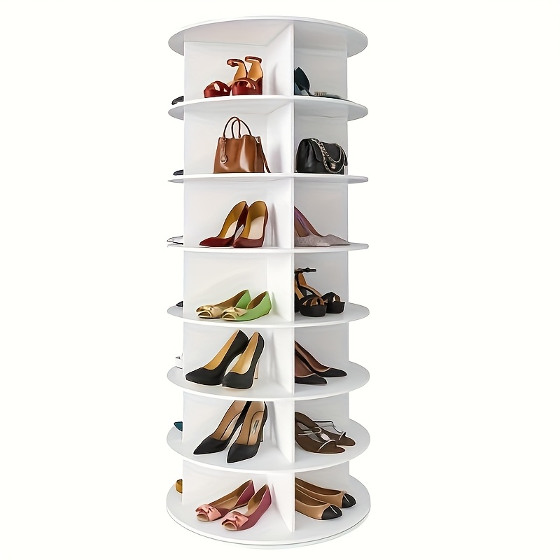 * drehbarer Schuhschrank, der sich um 360 Grad drehen kann