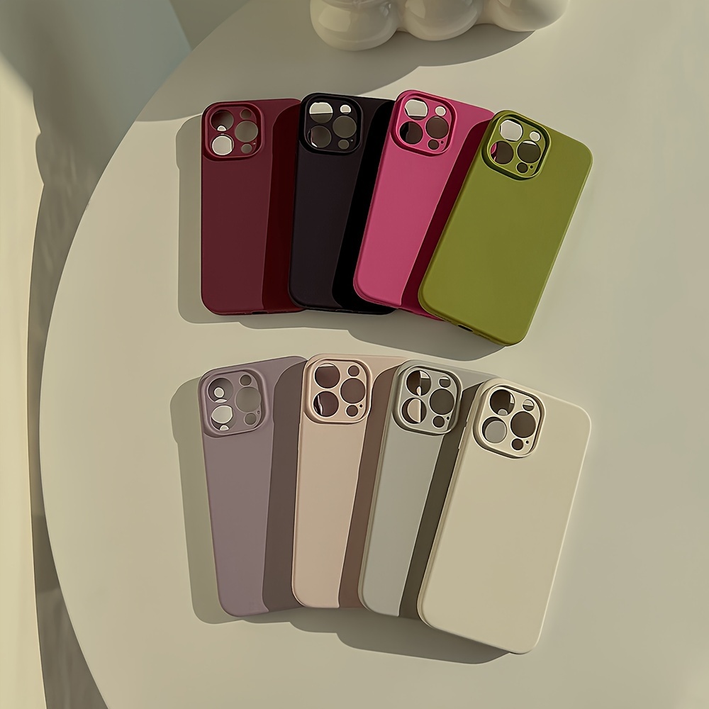 Protector iPhone 12 Mini engomado color violeta - en Cellular Center