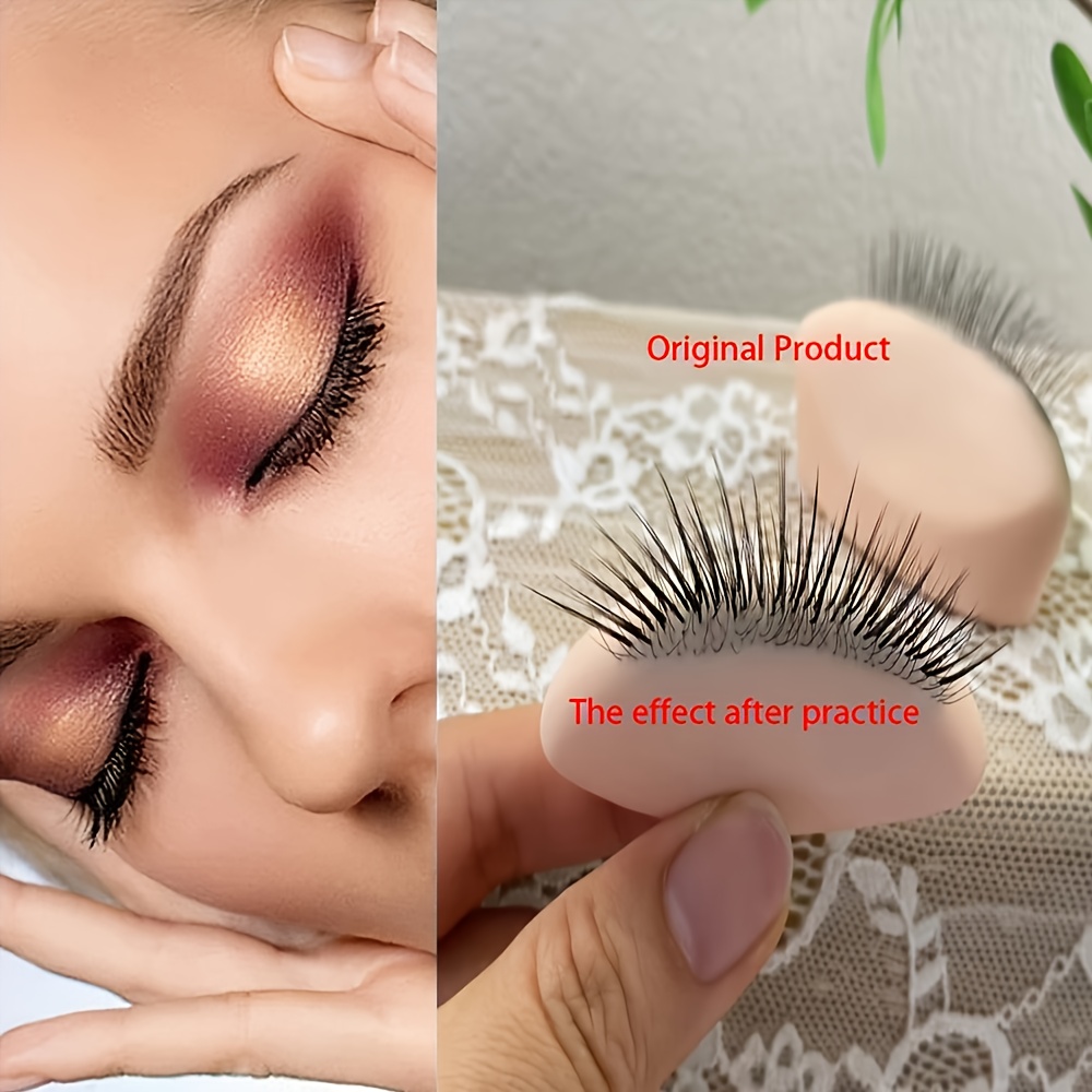 3-layer Beginner Lash Training Module - Hot Compress Lash Tool For Women,silicone Eyelash Eye Molds With Individual Acrylic Packaging For Eyelash Extension And Makeup Training, Practice Training