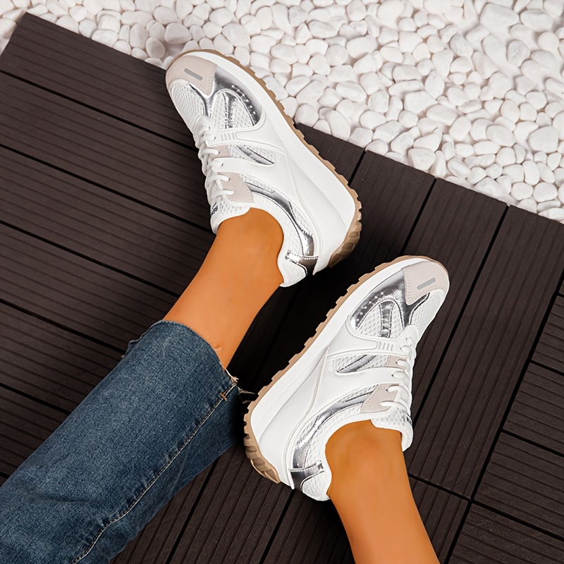 breathable lightweight womens running shoes sporty low top Temu