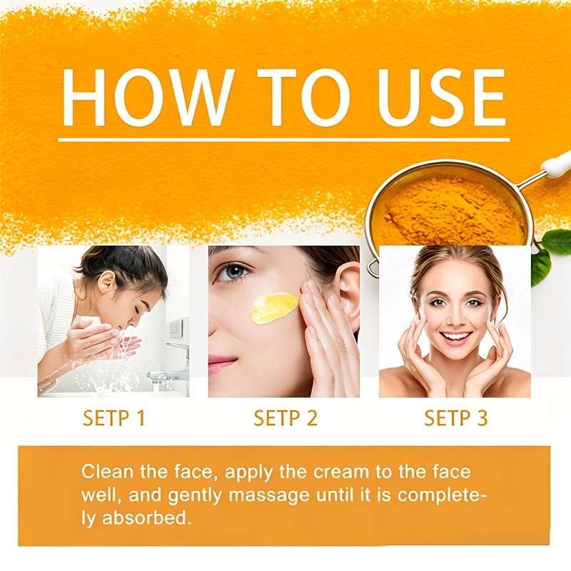 Turmeric and Vitamin C Facial Moisturizer for Deep Hydration