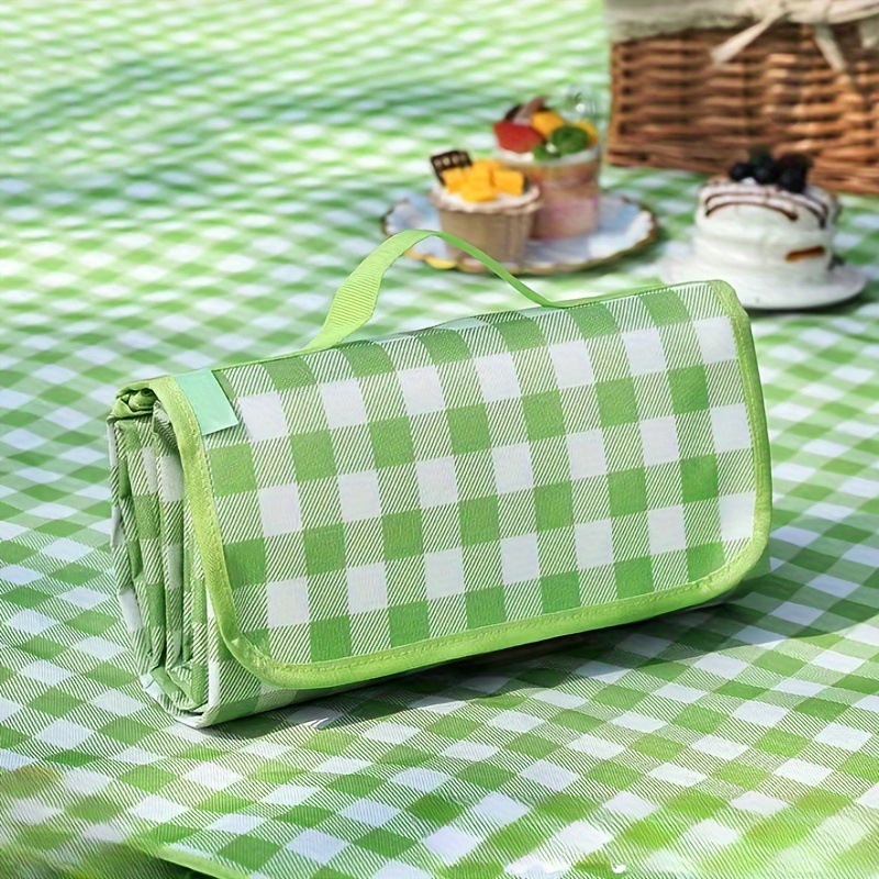 

Extra Thick Waterproof Picnic Mat - Portable & Moisture-proof For Outdoor Camping, Beach, Lawn, And Spring Outings