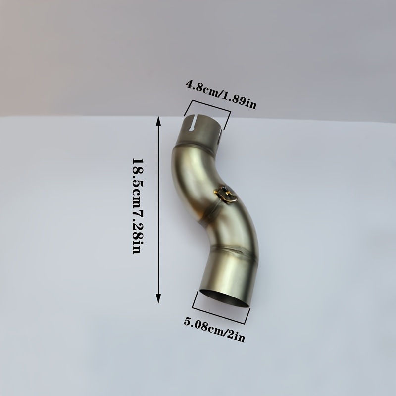 1pc motorcycle exhaust   link pipe suitable for yamaha r6 2006 2019 slip on motorcycle exhaust   link pipe motorcycle accessories motorcycle   section yamaha connection pipe   section r6   section details 1