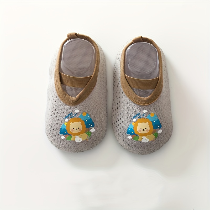 Image of Children's Floor Socks Baby Shoes Mesh Breathable Sole Board Shoes Socks Anti-slip Bottom Socks Shoes Socks