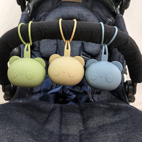 caixa de de silicone com auriculares/chaves & porta-moedas - design durável, seguro & para carrinhos de bebé, uso interior/exterior, presentes originais para o halloween e , para mamãs & crianças, acessório para carrinho de bebé, seguro