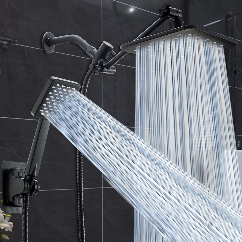 Shower Head Combo with Adjustable Extension Arm