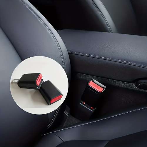 2 Universal Car Seatbelt Extenders with Pads, 4.716-inch Soft And Comfortable Car Interior Seatbelt Accessories. Color: Black., Car Seatbelt Extenders, Seat Belt Extended le Clip, Seat Belt Extended le, Car Safety Accessory, Vehicle Seatbelt Pad