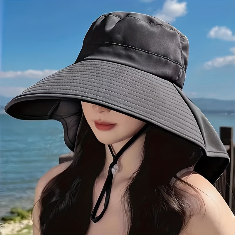 

Women's Adjustable Sun Hat With Large & Ponytail Hole - Uv Protection, Breathable Fabric For Outdoor