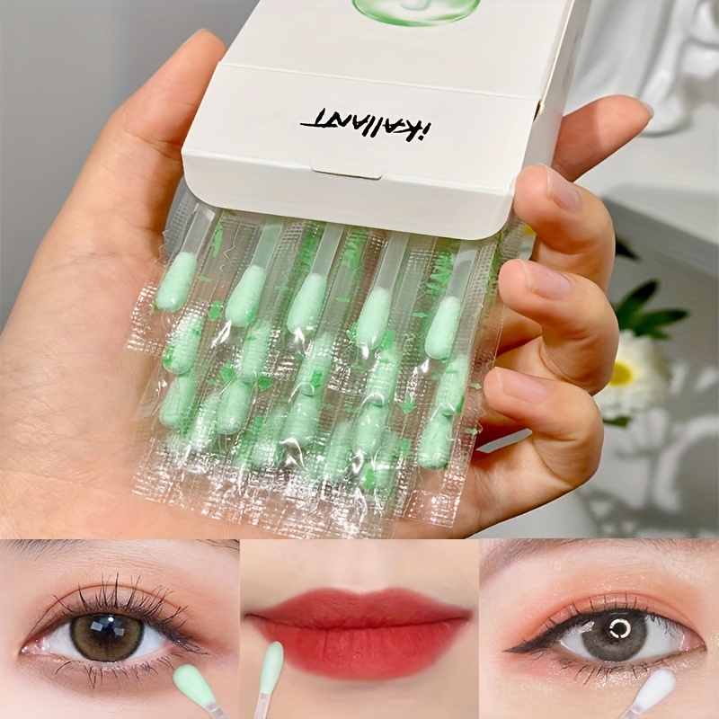 

Sulfate-free Makeup Remover Cotton Swabs With Liquid - Individually Wrapped, Portable And Hygienic - Easy Touch-up & Skin Care For Travel (set Of X)