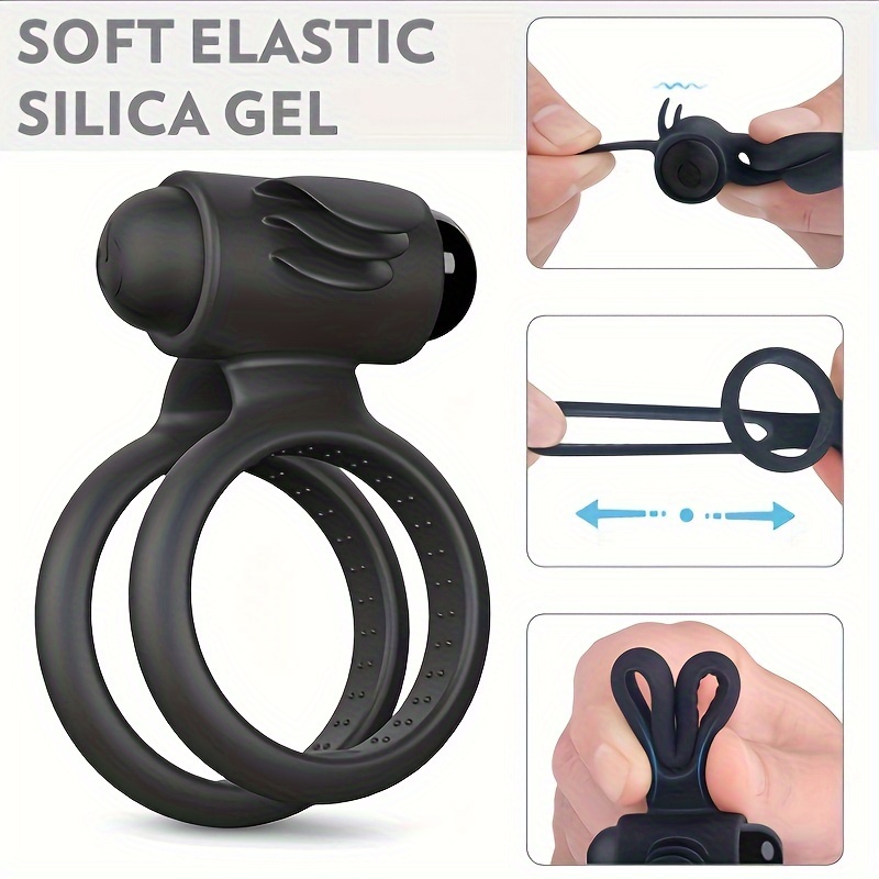 cock rings silicone vibrating adult toys