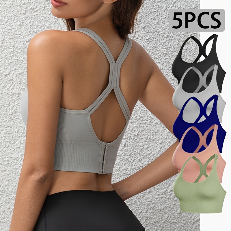 5 piece set of compression sports bra sold by 100 Spartans