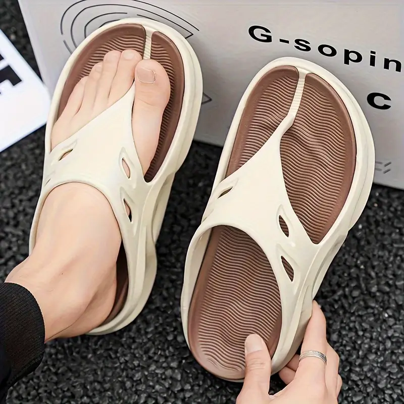 universal casual eva sport sandals slides for men breathable lightweight non slip open toe slippers for daily casual use details 6