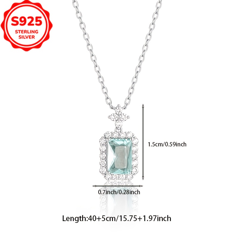 S925 Silver Hypoallergenic Floral Necklace, Elegant Gift