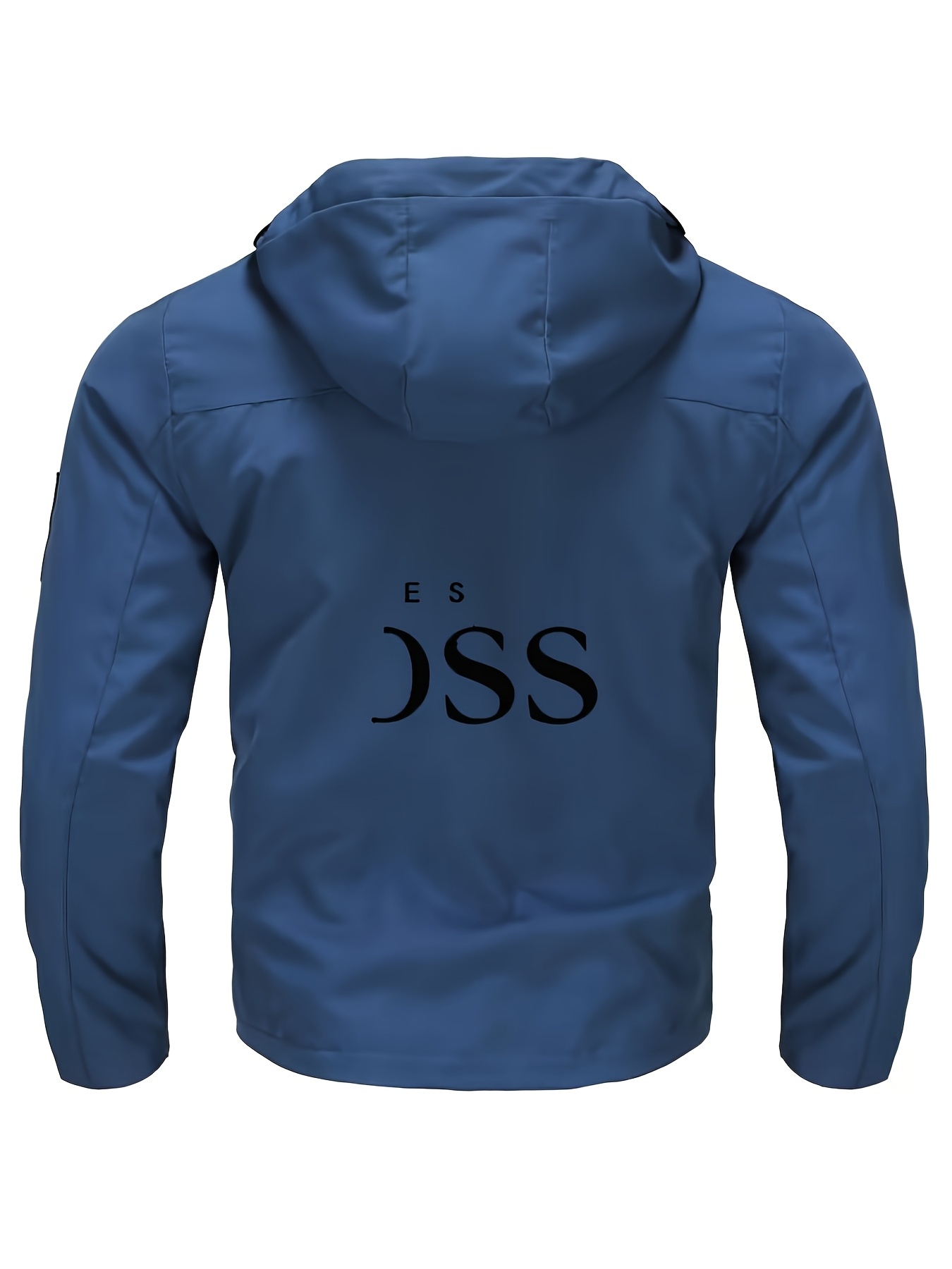 Heren Mode Hoogwaardige Geprinte Capuchon Rits Motorrijders Winddichte Rijjas met Binnen- en Buitenzakken, 100% , Lange Mouwen, Regular Fit, Rits Sluiting, Urban Casual Stijl, Geschikt voor Buitensporten, Wandelen, Reizen, Dagelijks Duurlopen en Fietsen, Lente en Herfst Windbreaker