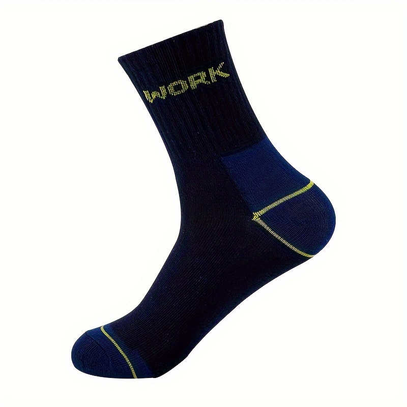 20 Pairs of Men's Mid-Calf Socks, Breathable Long Socks, Solid Color, Versatile Sports and Casual Men's Socks