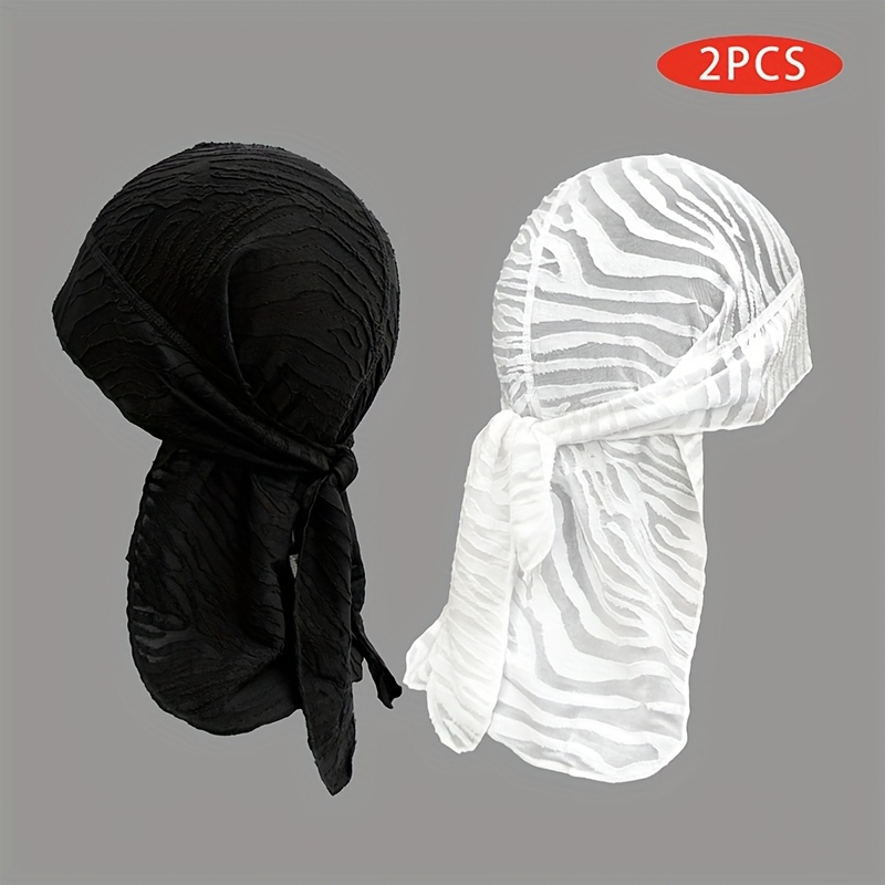 Sweat Wicking Doo Rag Cooling Dew Rag Liner Large Motorcycle Do Rags Head Wrap Bandana Caps For Men And Women