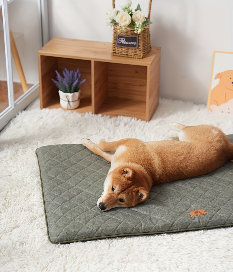   high quality egg sponge filled dog mat cat   removable and washable scratch resistant and bite resistant   non slip suitable for indoor and outdoor use for cats and dogs ideal comfortable sleeping and play area for pets Product details 13