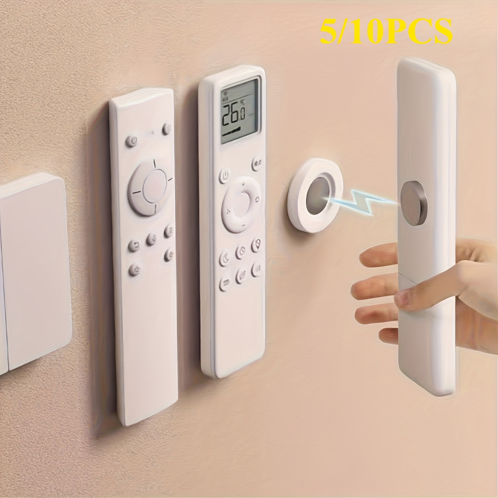 5 10pcs combination remote control bracket magnetic invisible suction wall for a   of home appliances remote control plug in storage specimen photo frames nail free and non trace hanging decorations easy and   utility hooks