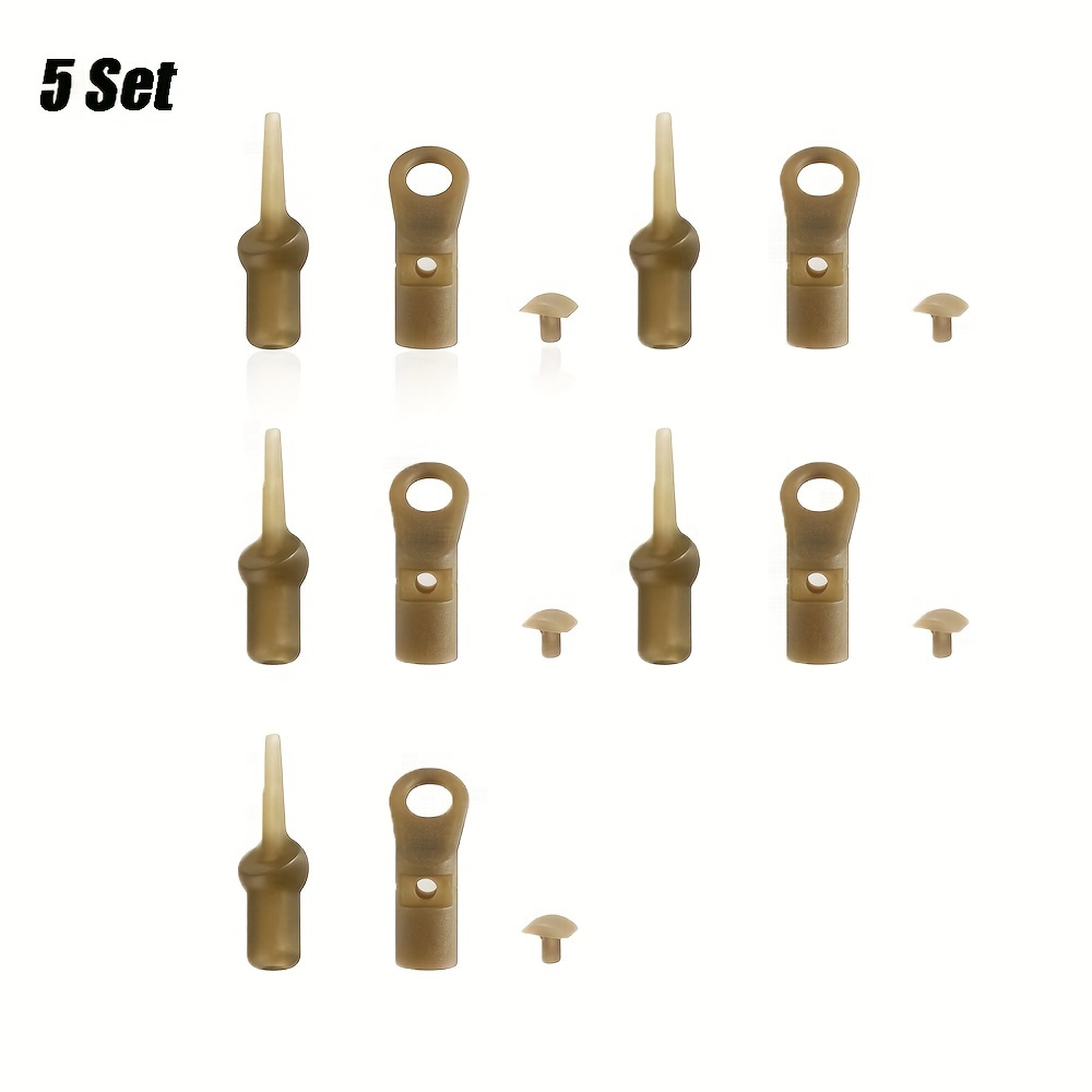 Image of 5 Sets Of Curved Corner Pendant Lead Components / European Carp Fishing Gear Kit With Small Additions For European-style Fishing Setups