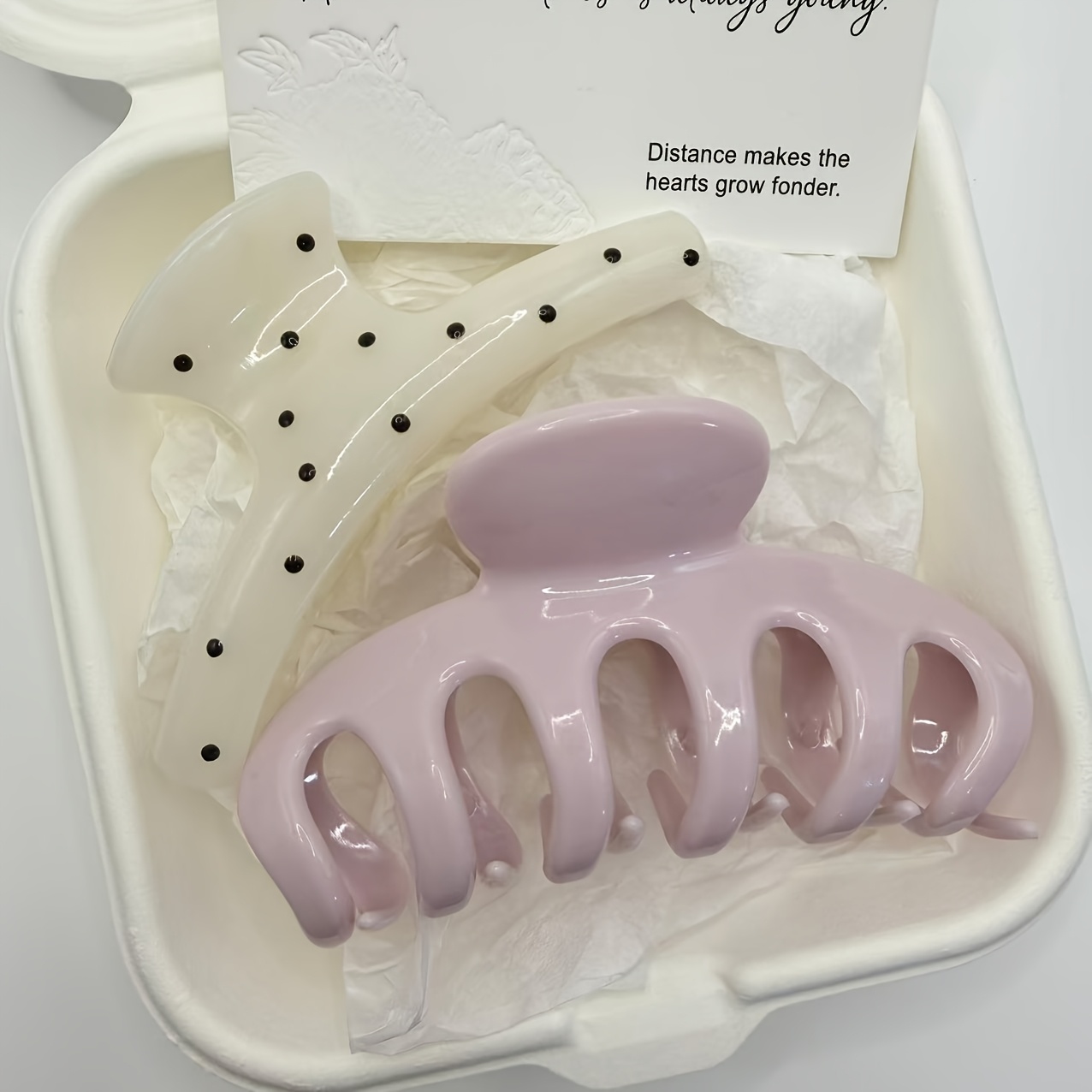 TEMU 2 piezas de pinzas para el pelo extragrandes minimalistas con textura , pinzas de tiburón versátiles para recogidos en la nuca