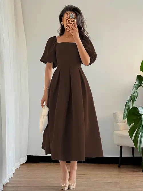 brown dresses canada Brown is the new black, and these dresses are proof. From elegant dinner dates to luxury evenings and effortlessly chic everyday looks, these outfits are made to turn heads., Which look would you