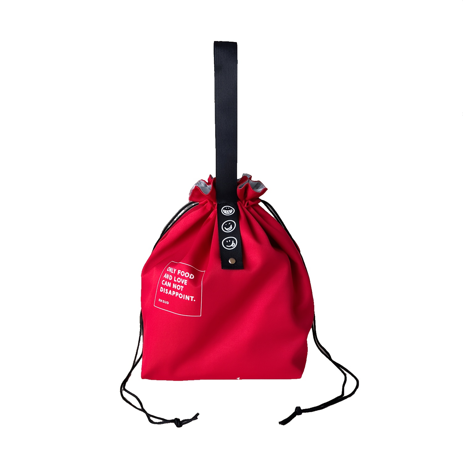 TEMU Japanese-style Lunch Box Bento Bag, With Drawstring Closure, Insulated Handbag, Not In Contact With Food (non-food Contact), Non-food Contact
