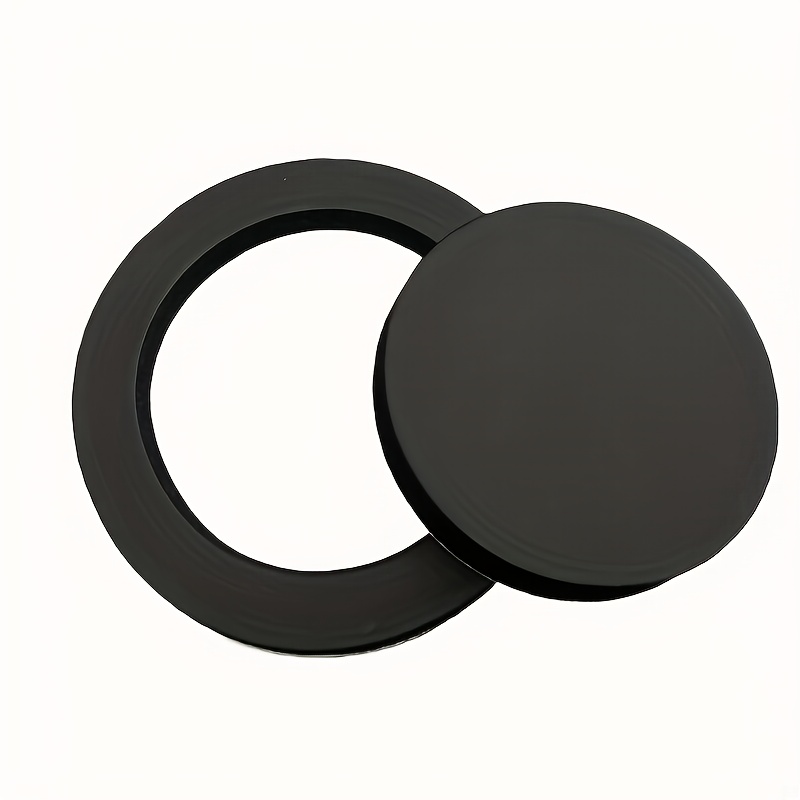 TEMU Acoustic Speaker Pads, 6.5 Inch/19.5cm Self-adhesive Soundproofing Rings, Car Tweeter Isolation Gaskets, Speaker Sealing Rings