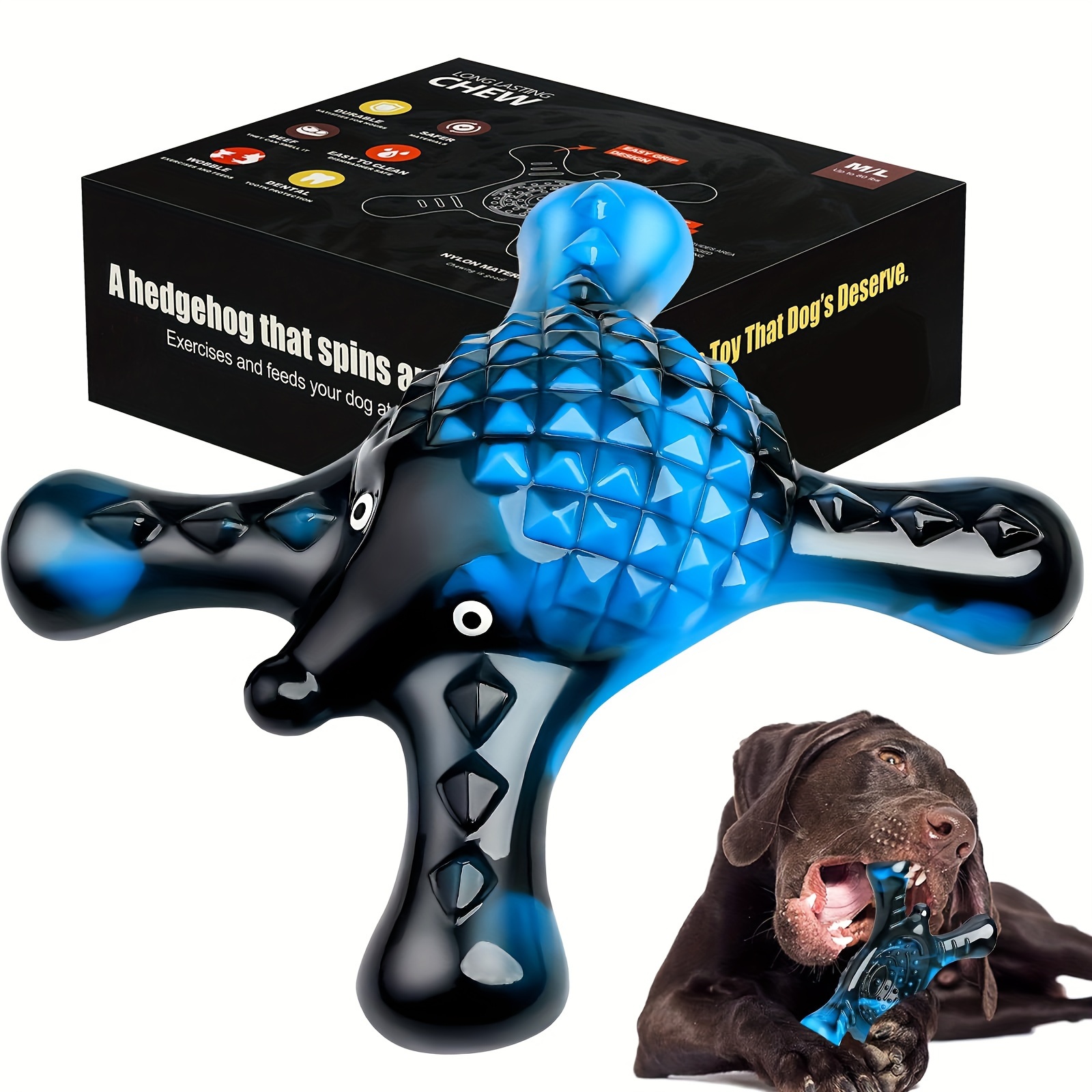   dog chew toys large durable dog toys for   large breed tough and durable dog toys for large medium dogs   flavor multiple colors 0