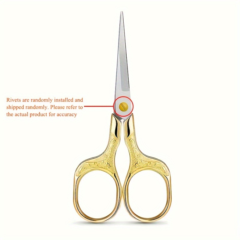 Sewing Scissors for Fabric Cutting, Vintage Stainless Steel Sewing Shears  with Incisive Edges, Portable Scissors for Embroidery, Needlework, Wool,  Sewing, Crafts by Zunate - Shop Online for Arts & Crafts in the