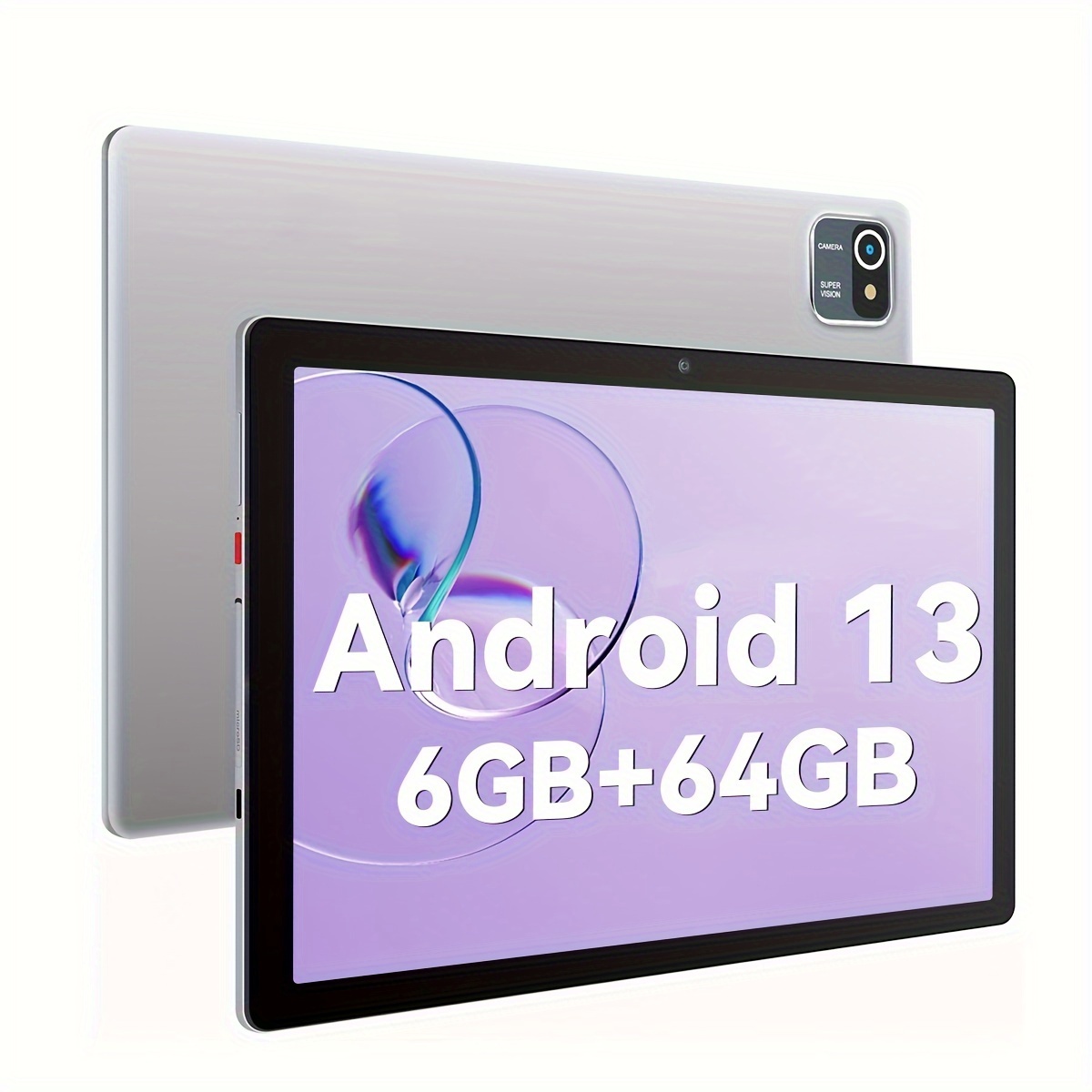 

Aeezo 10.1" 13 Tablet, -, 6 (2+4)gb , 64gb Rom, Hd, 5000mah Battery, Cameras 2mp+5mp, 128gb