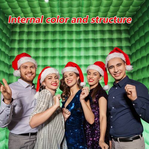 large black inflatable nightclub 14x14x14ft inflatable party tent inflatable night club tent for adults wedding birthday dance floor business